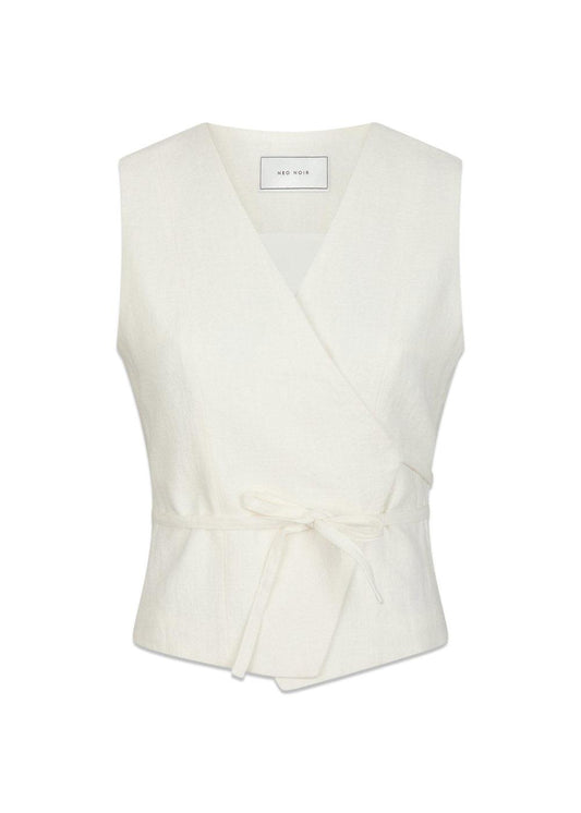 Novella-Boutique Waistcoat - Off White